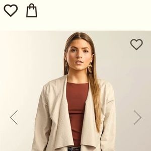 Willlow and Root Tonal Snake Print Jacket, NWT, XS